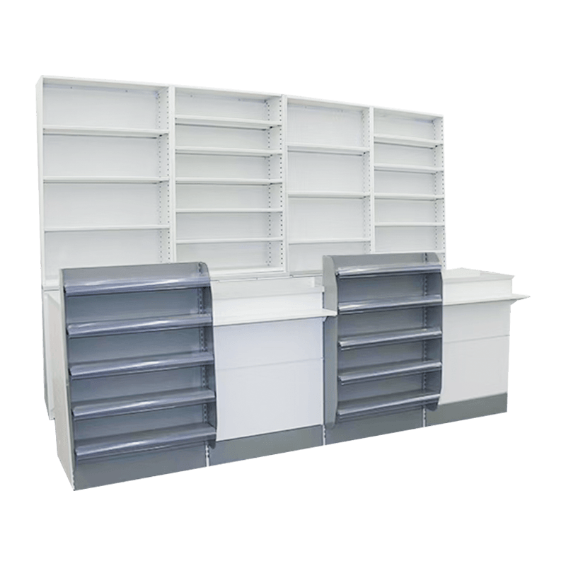 মিনিমালিস্ট দক্ষ সুবিধার দোকান প্রদর্শন ক্যাবিনেট